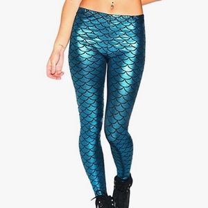 Metallic Mermaid Leggings